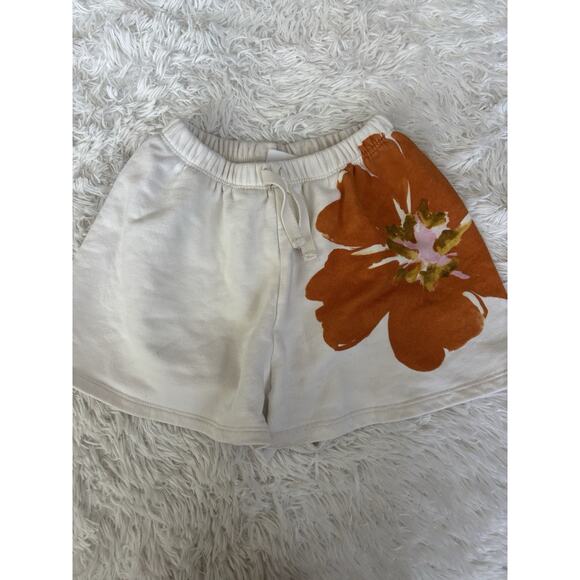 Zara girls sz. 13/14 tropical leaf design soft sweatshorts. Cute, comf. *Nt desc - Picture 1 of 9